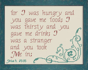 I Was Hungry - Matthew 25:35